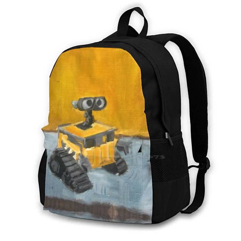 Teen Girls School Laptop Travel Bag Robot Rothko Mark Pixar Orange