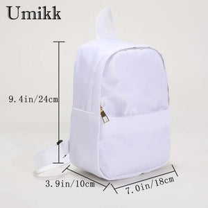 Nylon Schoolbags For Women Book College Teenager Girls Rucksack