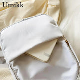Nylon Schoolbags For Women Book College Teenager Girls Rucksack