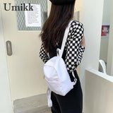 Nylon Schoolbags For Women Book College Teenager Girls Rucksack