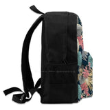 Floral Patterns Teen College Student Backpack Laptop Travel Bags