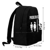 Adult Content Problem Solved Tees School Bag Backpack Laptop 15 Inch