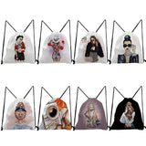 Storage School Bags Backpacks for Students Drawstring Pocket Female Casual