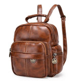 HUIMENG PU Leather Backpack for Girls - School Laptop College Bag