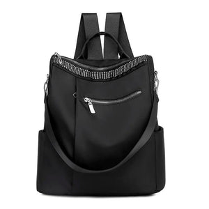 Rivet Backpack Women Leisure Back Pack Ladies Knapsack Casual Travel Bags