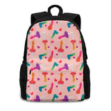 Colourful Lollipop Pattern Travel Laptop School Backpack Bag