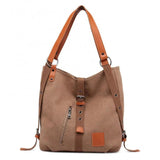 Large Capacity Canvas Women Shoulder Bag