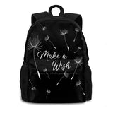 Dandelion Tattoo Laptop Travel School Bags - Just Breathe Blowball