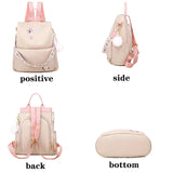 Anti-theft Embroidery Backpack for Girls Travel School Bag