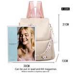 Anti-theft Embroidery Backpack for Girls Travel School Bag