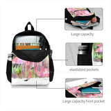 Flamingo Wildlife Laptop Travel School Bags Pink Bird Animal
