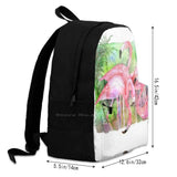 Flamingo Wildlife Laptop Travel School Bags Pink Bird Animal