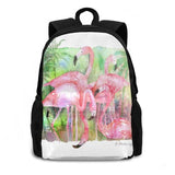 Flamingo Wildlife Laptop Travel School Bags Pink Bird Animal