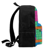 Toy Bricks Pattern 2 Backpacks For Men Women Teenagers Girls Bags