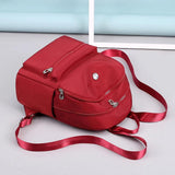 Women's Famous Backpack Casual Backpack Waterproof Nylon Fabric School Bag