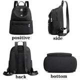 Women's Famous Backpack Casual Backpack Waterproof Nylon Fabric School Bag