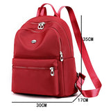 Women's Famous Backpack Casual Backpack Waterproof Nylon Fabric School Bag