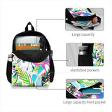Pink Flamingo Fun Backpack Laptop 15 Inch Birds Aviary Pink Jungle