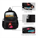 Kiss Sexy Lips School Bag Backpack Laptop 15 Inch Red Teeth Mamalia Jigsaw