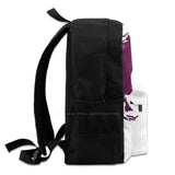 Pastel Purple Girls Art Print Laptop Bagpack
