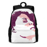 Pastel Purple Girls Art Print Laptop Bagpack