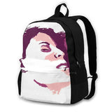 Pastel Purple Girls Art Print Laptop Bagpack