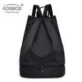 Waterproof Oxford Women Backpack Nylon Travel Backpack Solid School Bag