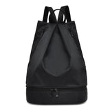 Waterproof Oxford Women Backpack Nylon Travel Backpack Solid School Bag
