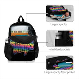 Spy S Foil Logo Bag Backpack For Men Women Girls Teenage