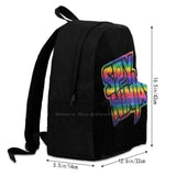 Spy S Foil Logo Bag Backpack For Men Women Girls Teenage