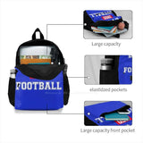 Lyon Football Athletic College Style 1 Laptop Backpack Bag