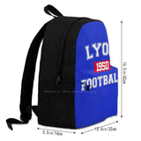 Lyon Football Athletic College Style 1 Laptop Backpack Bag