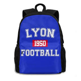 Lyon Football Athletic College Style 1 Laptop Backpack Bag