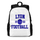 Lyon Athletic College Style Gray Backpack for Men Women