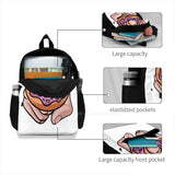 Donut Love Large Capacity Backpack Laptop Travel Bags