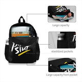 Pizza T-Shirt School Bag Laptop 15 Inch Backpack