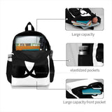 Cats In Love Classic Gift Large Capacity Backpack Laptop Travel Bags