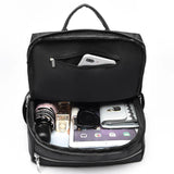 Girl Backpack Multi-pocket Waterproof Nylon Bag