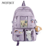 Large Capacity Zipper School Bags Multi-Layer Daypacks