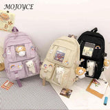 Large Capacity Zipper School Bags Multi-Layer Daypacks