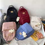 Harajuku Girls Laptop Backpack with Pockets