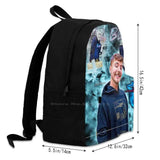 Red Funny Gooba Rapper Music Joe Bag Backpack Wrestling Fitness