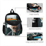 No Eyes Large Capacity Backpack Laptop Travel Bags Ruby Da Cherry Music
