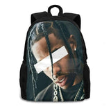No Eyes Large Capacity Backpack Laptop Travel Bags Ruby Da Cherry Music