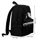 See Through The Fear 3D Print Backpack Casual Bag Gray59 Suicide Scrim