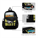 Beast Teen College Student Backpack Laptop Travel Bags Badboyhalo Georgenotfound