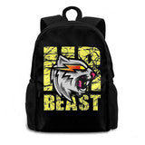 Beast Teen College Student Backpack Laptop Travel Bags Badboyhalo Georgenotfound