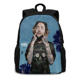 G59 Fan Art School Bag Big Capacity Backpack Laptop 15 Inch G59 Rap Fan
