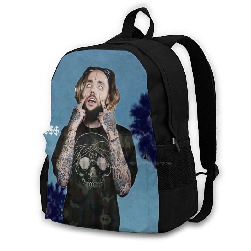 G59 Fan Art School Bag Big Capacity Backpack Laptop 15 Inch G59 Rap Fan