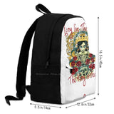 Grunge Heavy Metal Bikers Laptop Backpack